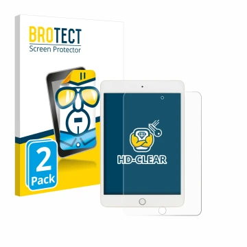 Parte frontale di una confezione del prodotto con il logo del marchio BROTECT. Accanto è raffigurato il dispositivo Apple iPad