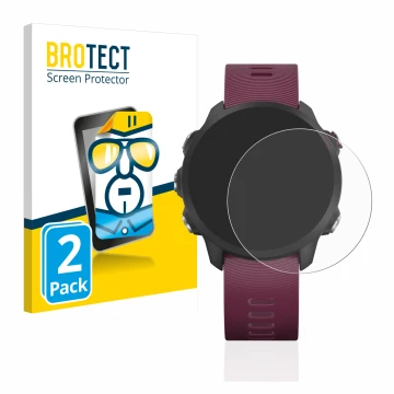 Parte frontale di una confezione del prodotto con il logo del marchio BROTECT. Accanto è raffigurato il dispositivo Garmin For