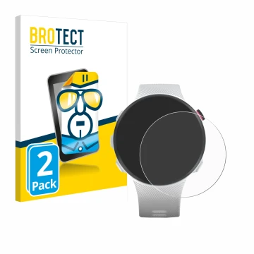 Parte frontale di una confezione del prodotto con il logo del marchio BROTECT. Accanto è raffigurato il dispositivo Garmin For