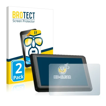 Parte frontale di una confezione del prodotto con il logo del marchio BROTECT. Accanto è raffigurato il dispositivo Giant Ride