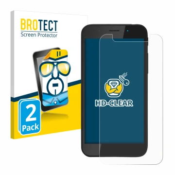 Parte frontale di una confezione del prodotto con il logo del marchio BROTECT. Accanto è raffigurato il dispositivo Shiftphone