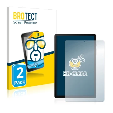 Parte frontale di una confezione del prodotto con il logo del marchio BROTECT. Accanto è raffigurato il dispositivo Samsung Ga
