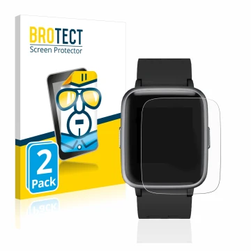 Parte frontale di una confezione del prodotto con il logo del marchio BROTECT. Accanto è raffigurato il dispositivo Letsfit Fi