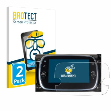 Parte frontale di una confezione del prodotto con il logo del marchio BROTECT. Accanto è raffigurato il dispositivo Fiat 595 A