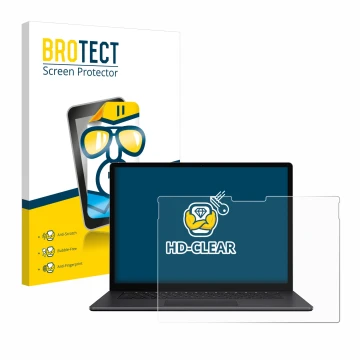 Parte frontale di una confezione del prodotto con il logo del marchio BROTECT. Accanto è raffigurato il dispositivo Microsoft 