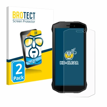 Parte frontale di una confezione del prodotto con il logo del marchio BROTECT. Accanto è raffigurato il dispositivo Evolveo St