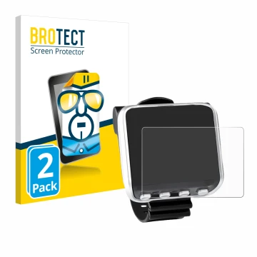 Parte frontale di una confezione del prodotto con il logo del marchio BROTECT. Accanto è raffigurato il dispositivo Mares Geni