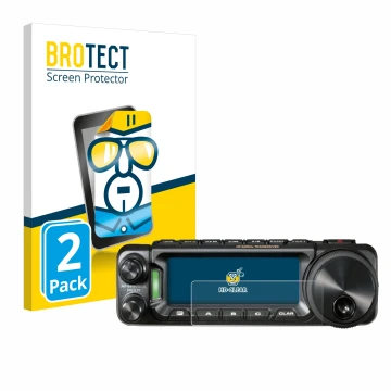 Parte frontale di una confezione del prodotto con il logo del marchio BROTECT. Accanto è raffigurato il dispositivo Yaesu FT-8
