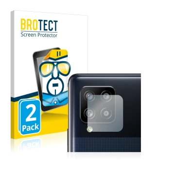 Parte frontale di una confezione del prodotto con il logo del marchio BROTECT. Accanto è raffigurato il dispositivo Samsung Ga