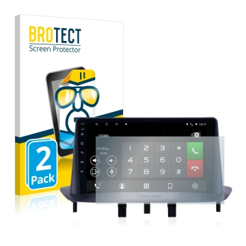 Parte frontale di una confezione del prodotto con il logo del marchio BROTECT. Accanto è raffigurato il dispositivo Pioneer AV