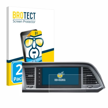 Parte frontale di una confezione del prodotto con il logo del marchio BROTECT. Accanto è raffigurato il dispositivo Seat Cupra