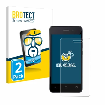 Parte frontale di una confezione del prodotto con il logo del marchio BROTECT. Accanto è raffigurato il dispositivo Omnipod Da