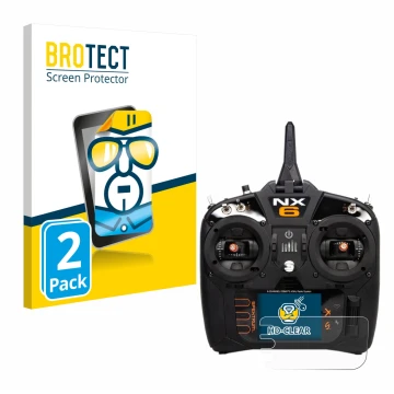 Parte frontale di una confezione del prodotto con il logo del marchio BROTECT. Accanto è raffigurato il dispositivo Spektrum N