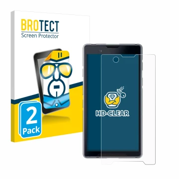 Parte frontale di una confezione del prodotto con il logo del marchio BROTECT. Accanto è raffigurato il dispositivo Bittium To