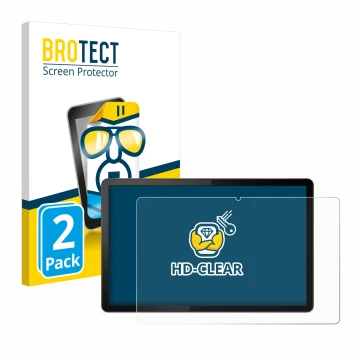 Parte frontale di una confezione del prodotto con il logo del marchio BROTECT. Accanto è raffigurato il dispositivo Lenovo Tab