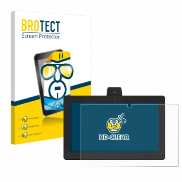 Parte frontale di una confezione del prodotto con il logo del marchio BROTECT. Accanto è raffigurato il dispositivo GloryStar 