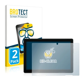 Parte frontale di una confezione del prodotto con il logo del marchio BROTECT. Accanto è raffigurato il dispositivo MEDION Lif