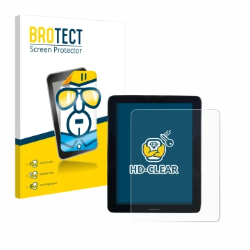 Parte frontale di una confezione del prodotto con il logo del marchio BROTECT. Accanto è raffigurato il dispositivo Volvo Pole