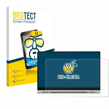 Parte frontale di una confezione del prodotto con il logo del marchio BROTECT. Accanto è raffigurato il dispositivo Samsung Ga