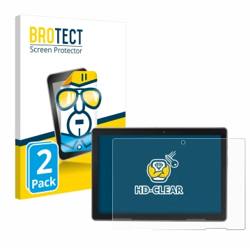 Parte frontale di una confezione del prodotto con il logo del marchio BROTECT. Accanto è raffigurato il dispositivo MEDION Lif