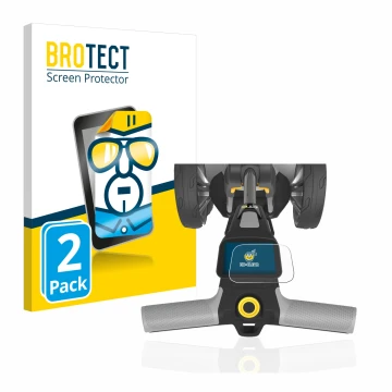 Parte frontale di una confezione del prodotto con il logo del marchio BROTECT. Accanto è raffigurato il dispositivo PowaKaddy 