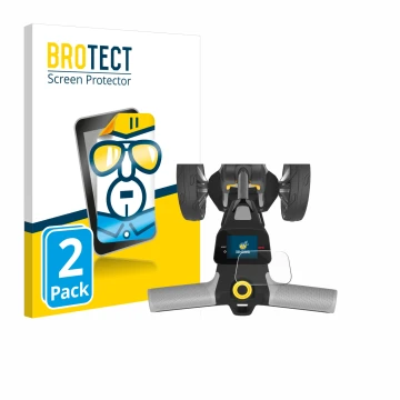 Parte frontale di una confezione del prodotto con il logo del marchio BROTECT. Accanto è raffigurato il dispositivo PowaKaddy 
