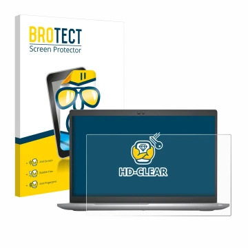 Parte frontale di una confezione del prodotto con il logo del marchio BROTECT. Accanto è raffigurato il dispositivo Dell Latit