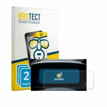 Parte frontale di una confezione del prodotto con il logo del marchio BROTECT. Accanto è raffigurato il dispositivo Hyundai i2