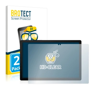 Parte frontale di una confezione del prodotto con il logo del marchio BROTECT. Accanto è raffigurato il dispositivo Samsung Ga