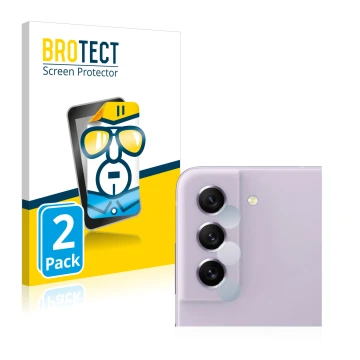 Parte frontale di una confezione del prodotto con il logo del marchio BROTECT. Accanto è raffigurato il dispositivo Samsung Ga