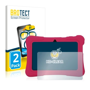 Parte frontale di una confezione del prodotto con il logo del marchio BROTECT. Accanto è raffigurato il dispositivo Pritom K7 