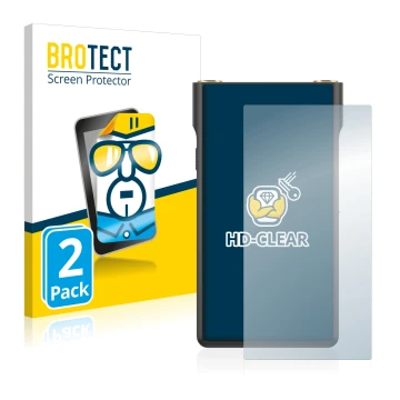 Parte frontale di una confezione del prodotto con il logo del marchio BROTECT. Accanto è raffigurato il dispositivo Sony Walkm