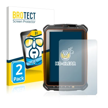 Parte frontale di una confezione del prodotto con il logo del marchio BROTECT. Accanto è raffigurato il dispositivo i.safe MOB