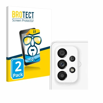 Parte frontale di una confezione del prodotto con il logo del marchio BROTECT. Accanto è raffigurato il dispositivo Samsung Ga