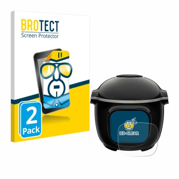 Parte frontale di una confezione del prodotto con il logo del marchio BROTECT. Accanto è raffigurato il dispositivo Krups Cook