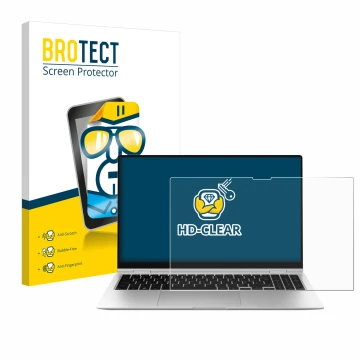 Parte frontale di una confezione del prodotto con il logo del marchio BROTECT. Accanto è raffigurato il dispositivo Samsung Ga
