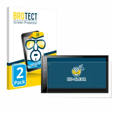 Parte frontale di una confezione del prodotto con il logo del marchio BROTECT. Accanto è raffigurato il dispositivo Pioneer DM