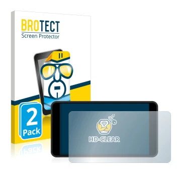 Parte frontale di una confezione del prodotto con il logo del marchio BROTECT. Accanto è raffigurato il dispositivo Portkeys P