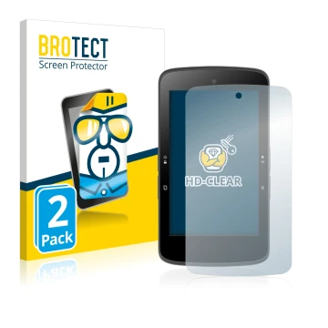 Parte frontale di una confezione del prodotto con il logo del marchio BROTECT. Accanto è raffigurato il dispositivo Bryton Rid