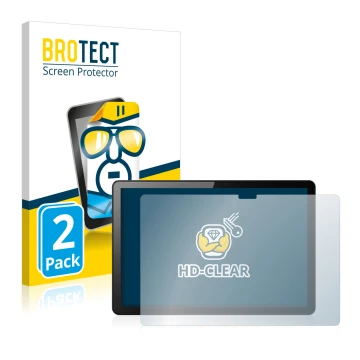 Parte frontale di una confezione del prodotto con il logo del marchio BROTECT. Accanto è raffigurato il dispositivo Lenovo Tab