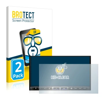 Parte frontale di una confezione del prodotto con il logo del marchio BROTECT. Accanto è raffigurato il dispositivo Alpine iLX