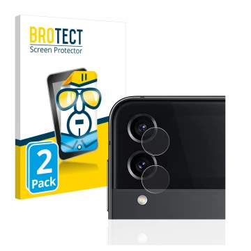 Parte frontale di una confezione del prodotto con il logo del marchio BROTECT. Accanto è raffigurato il dispositivo Samsung Ga