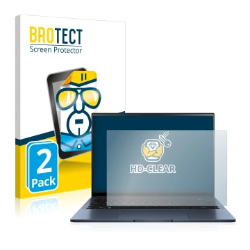Parte frontale di una confezione del prodotto con il logo del marchio BROTECT. Accanto è raffigurato il dispositivo ASUS ZenBo