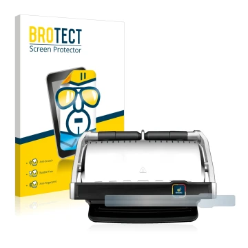 Parte frontale di una confezione del prodotto con il logo del marchio BROTECT. Accanto è raffigurato il dispositivo Tefal Opti