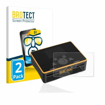 Parte frontale di una confezione del prodotto con il logo del marchio BROTECT. Accanto è raffigurato il dispositivo Junsi iCha