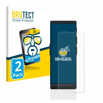 Parte frontale di una confezione del prodotto con il logo del marchio BROTECT. Accanto è raffigurato il dispositivo Vasco Tran