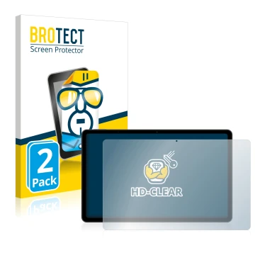 Parte frontale di una confezione del prodotto con il logo del marchio BROTECT. Accanto è raffigurato il dispositivo Xiaomi Red