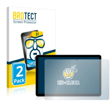 Parte frontale di una confezione del prodotto con il logo del marchio BROTECT. Accanto è raffigurato il dispositivo Nokia T21 