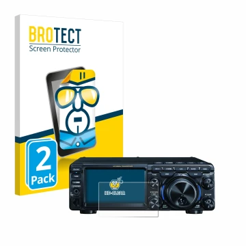 Parte frontale di una confezione del prodotto con il logo del marchio BROTECT. Accanto è raffigurato il dispositivo Yaesu FT-7