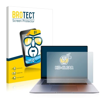 Parte frontale di una confezione del prodotto con il logo del marchio BROTECT. Accanto è raffigurato il dispositivo Huawei Mat